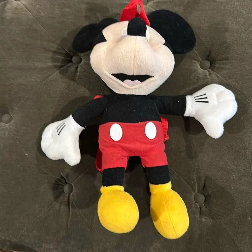 Disney Mickey Mouse stuffed animal backpack